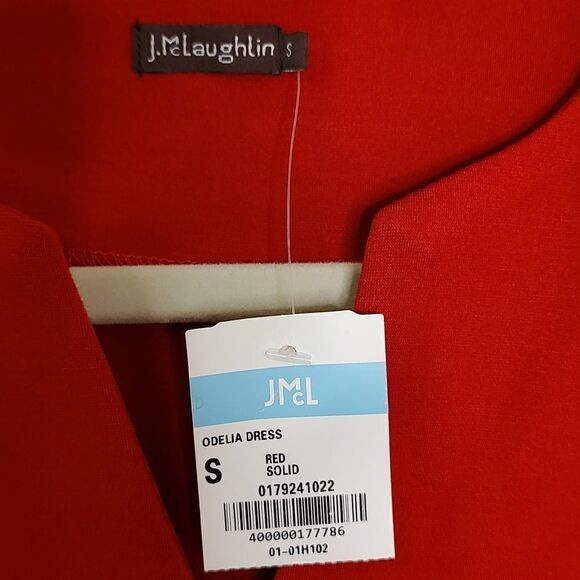 J.McLaughlin Odelia Dress Red Size S NWT - Picture 3 of 9